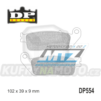 Destičky brzdové DP Brakes DP554 - směs Premium OEM Sinter