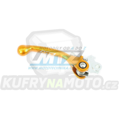 Páčka brzdy FLEX - Yamaha YZ125+YZ250 / 08-25 + YZF250+YZF450 / 07-25 + WRF250+WRF450 + Kawasaki KXF250+KXF450 - zlatá