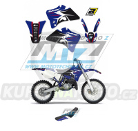 Polepy s potahem sedla (sada polepů a potah sedla Dream) - Yamaha YZ125+YZ250 / 96-01 - typ polepů Dream4