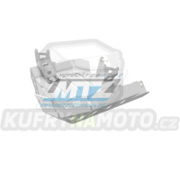 Kryt pod motor hliníkový Dual Sport - Yamaha Tracer 9 GT+ / 23-24 + Tracer 900 / 21-23 - barva stříbrná Ice Polished
