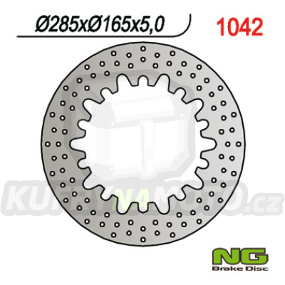 Brzdový kotouč moto NG 1042