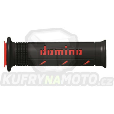 Rukojeti gripy Domino Tommaselli silnice racing XM2 Super Soft barva černá červená