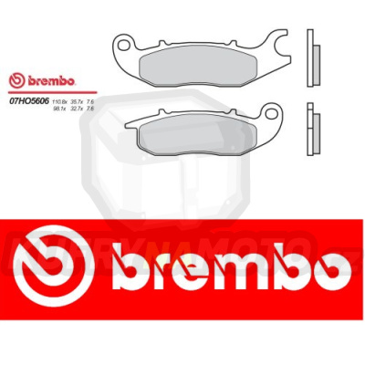 Brzdové destičky Brembo HONDA ANF INNOVA 125 r.v. Od 03 -  směs Originál Přední