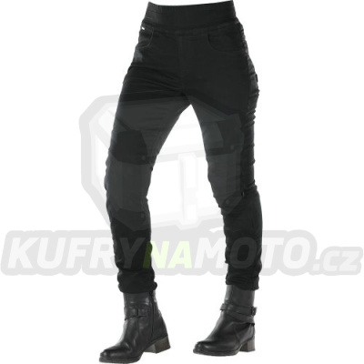 Dámské moto kalhoty OVERLAP JANE LEGGING černé