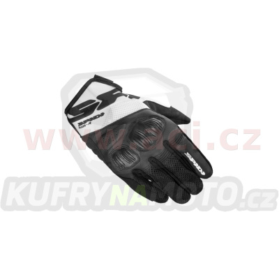 rukavice FLASH R EVO, SPIDI (černé/bílé)