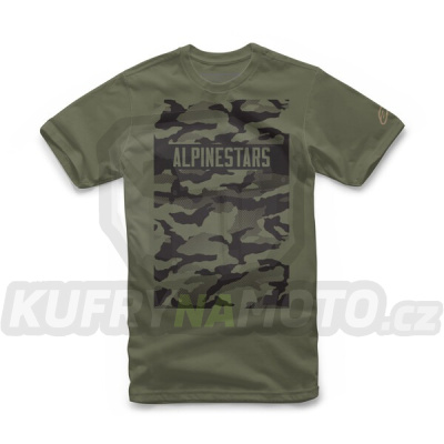 triko TERRA, ALPINESTARS (zelená/ camo)