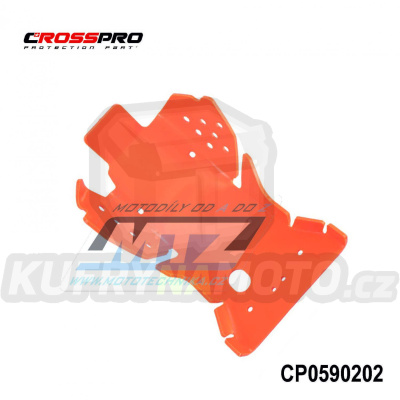 Kryt pod motor plastový DTC Engine Guard - KTM 250EXC+300EXC / 20-23 + 250SX / 20-22 + Husqvarna TE250+TE300 / 20-23 + TC250 / 20-22 + Gas-Gas EC250+EC300 / 21-23 + MC250 - barva oranž