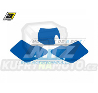 Polepy číslových tabulek (vystřižené) - GasGas EC125+EC250+EC300 / 01-02 - barva modrá