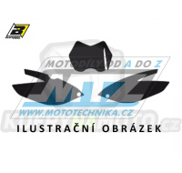 Polepy číslových tabulek (vystřižené) - TM MX450+MX530 4T / 22-23 - barva černá