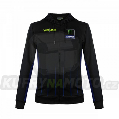 Mikina Valentino Rossi VR46 fleece Yamaha černá 364104