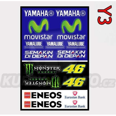 Samolepky YAMAHA Y3