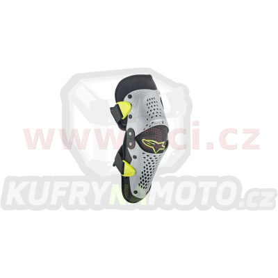 chrániče kolen SX-1, ALPINESTARS, dětské (stříbrná/žlutá fluo, pár)