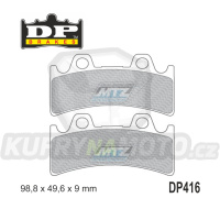 Destičky brzdové DP416-RDP DP Brakes - směs RDP X-RACE Titanium