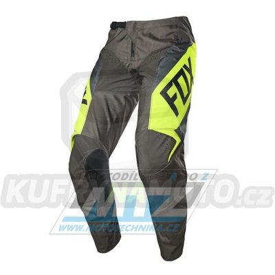 Kalhoty motokros FOX 180 REVN Flo Yellow - žluté