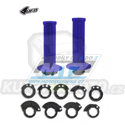 Rukojeti/Gripy UFO LOCK-ON Grips (ODI) včetně 9 nástavců - modré