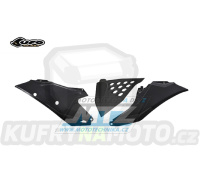 Bočnice Racing s děrovaným krytem Gas-Gas MC+MC-F / 21-23 + EC+EC-F / 21-23 + EX+EX-F / 21-23 - barva černá