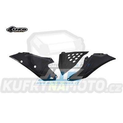 Bočnice Racing s děrovaným krytem Gas-Gas MC+MC-F / 21-23 + EC+EC-F / 21-23 + EX+EX-F / 21-23 - barva černá
