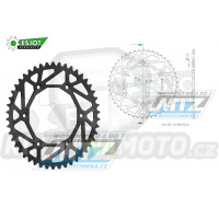 Rozeta ocelová (převodník) 0808-46zubů ESJOT ULTRALIGHT 50-32041-46L černá - Kawasaki KLX400 + Suzuki DR250 + DR350 + DRZ250 + DRZ400 + RM100 + RM125 + RM250 + RMX250 + RMZ250 + RMZ450 + RMX450 + TSR125 + TSR200