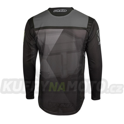 Motokrosový dres YOKO KISA černá M
