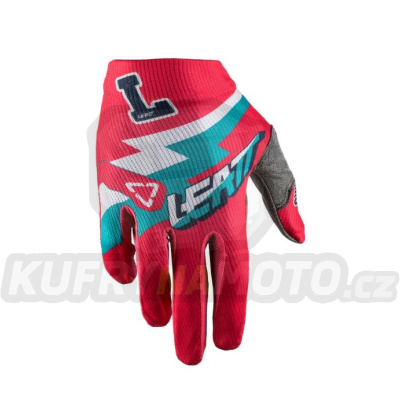 LEATT rukavice CROSS MODEL GPX 1.5 GRIPR STADIUM barva červená/modrá/bílá velikost XL