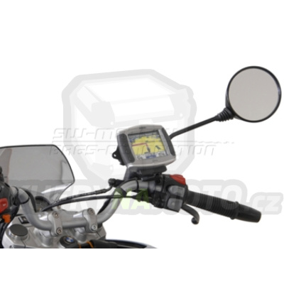 GPS držák uchycení na závit zrcátka SW Motech Kawasaki ER – 6 n 650 2006 - 2008 ER650A GPS.00.308.10400/B-BC.12220