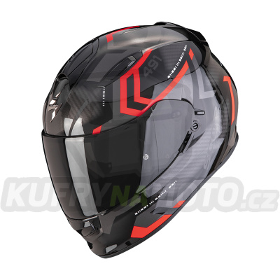 Moto přilba SCORPION EXO-491 SPIN černo/červená