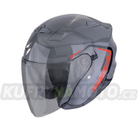 Moto přilba SCORPION EXO-230 CiT-E šedo/červená