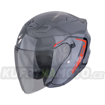 Moto přilba SCORPION EXO-230 CiT-E šedo/červená