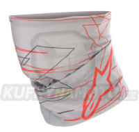 nákrčník MM93, ALPINESTARS (šedá/tmavá šedá/červená)