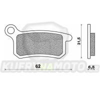 brzdové destičky, NEWFREN (směs OFF ROAD DIRT SINTERED) 2 ks v balení