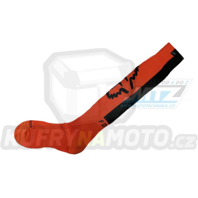 Podkolenky  FOX COOLMAX THICK SOCK - oranžová - velikost L
