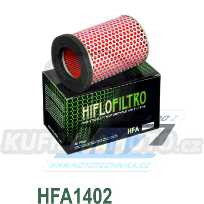 Filtr vzduchový HFA1402 (HifloFiltro) - Honda CB350 + CX400EC + CB450SG + CX500 + GL500