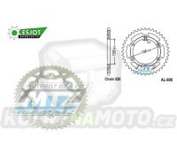 Rozeta řetězová (převodník) Dural 0808-51zubů ESJOT 53-32041-51WT - barva stříbrná - Suzuki RM125 / 80-11+RM250 / 82-12+RMX250 / 89-00+RMZ250 / 07-20+RMZ450 / 05-20+RMX450Z / 10-19+DRZ250 / 01-07+DR350 / 96-99+DRZ400S / 00-20+DRZ400E / 00-07 + Kawasa