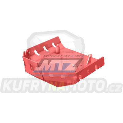 Kryt pod motor hliníkový Dual Sport - Triumph Tiger 900 Rally Pro / 21-22 - barva červená