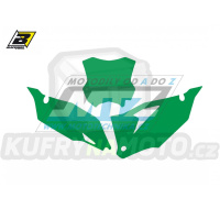 Polepy číslových tabulek (vystřižené) - Kawasaki KXF250 / 21-23 + KXF450 / 19-23 - barva zelená