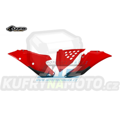 Bočnice Racing s děrovaným krytem Gas-Gas MC+MC-F / 21-23 + EC+EC-F / 21-23 + EX+EX-F / 21-23 - barva červená