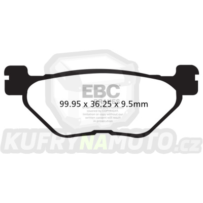 Brzdové destičky EBC FA319/2V