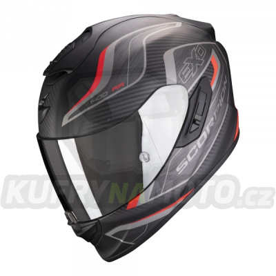 Moto přilba SCORPION EXO-1400 AIR ATTUNE matná černo/červená