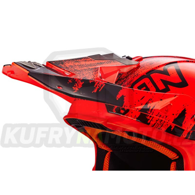Kšilt SCORPION VX-21 MUDIRT černo/neonově červený