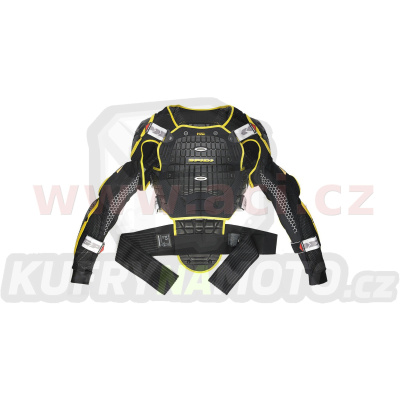 bunda WARRIOR JACKET, SPIDI (černá/žlutá fluo)