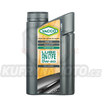 Motorový olej YACCO LUBE RN-17 FE 0W20, 1 L