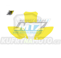 Polepy číslových tabulek (vystřižené) - Honda CRF450 / 08 - barva žlutá