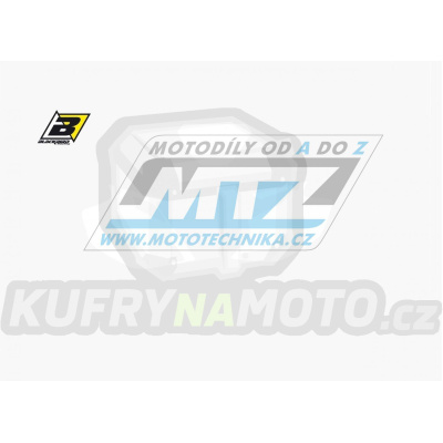 Polepy číslových tabulek (vystřižené) - Yamaha WRF250 + WRF450 / 05-06 - barva bílá
