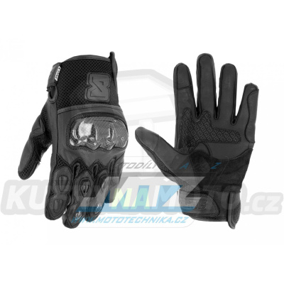 Rukavice motocyklové S-Line Road - černé - velikost L