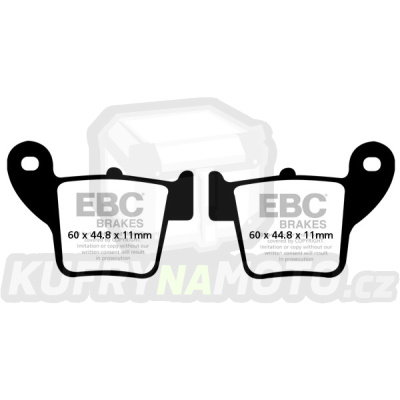 Brzdové destičky EBC FA346TT
