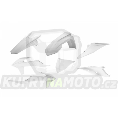 Sada plastů POLISPORT white KTM 2020