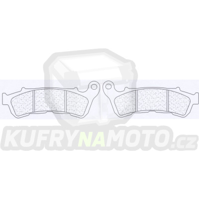 Brzdové destičky CL BRAKES 1159 A3+