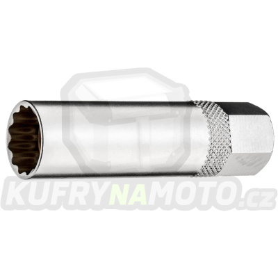 klíč na svíčky extra tenký s magnetem (14 mm) 3/8"