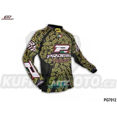 Dres motokros PROGRIP 7012 SPECIAL YELLOW - velikost M