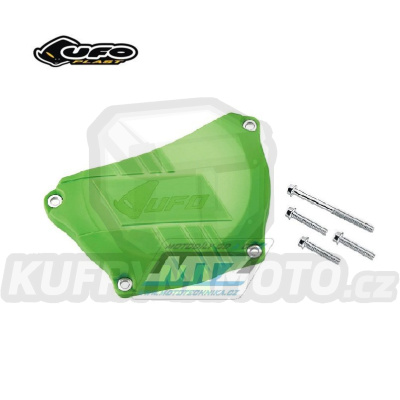 Kryt spojkového víka UFO Kawasaki KXF250+KX250 / 09-20 - zelený